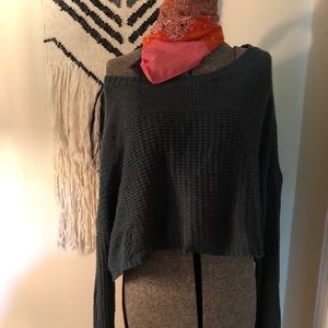 Cropped Knitted Sweater